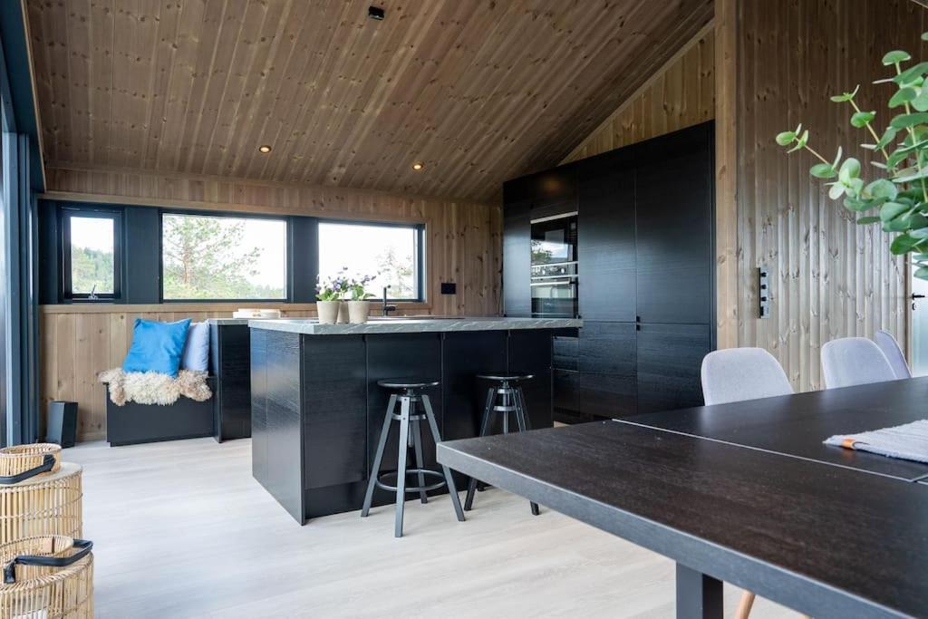 New, Modern, Cosy Hut Close To Norefjell Ski & Spa Noresund Exteriér fotografie